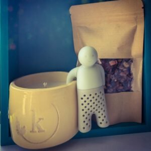 Té, Infusor Y Vela Aromática